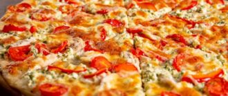 Пицца Деревенская с курицей